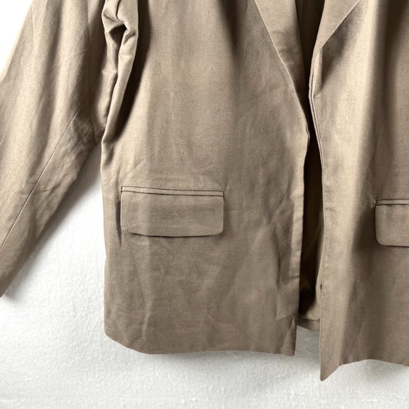 Mod Ref The Olena Jacket Taupe Long Sleeve Blazer Size Small NWT Normcore - Picture 2 of 9
